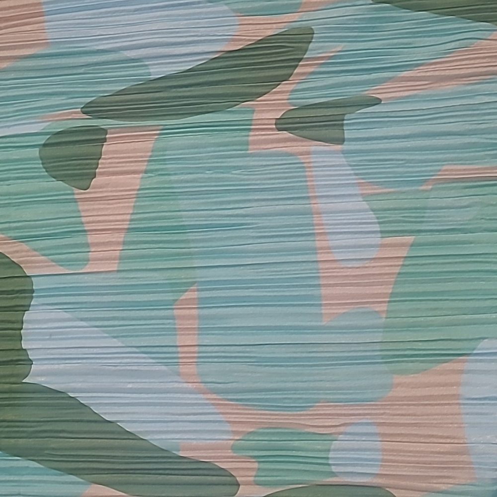 ABSTRACT SHAPES PATTERN PLEATED MAXI SUMMER DRESS - Picture 5 of 7